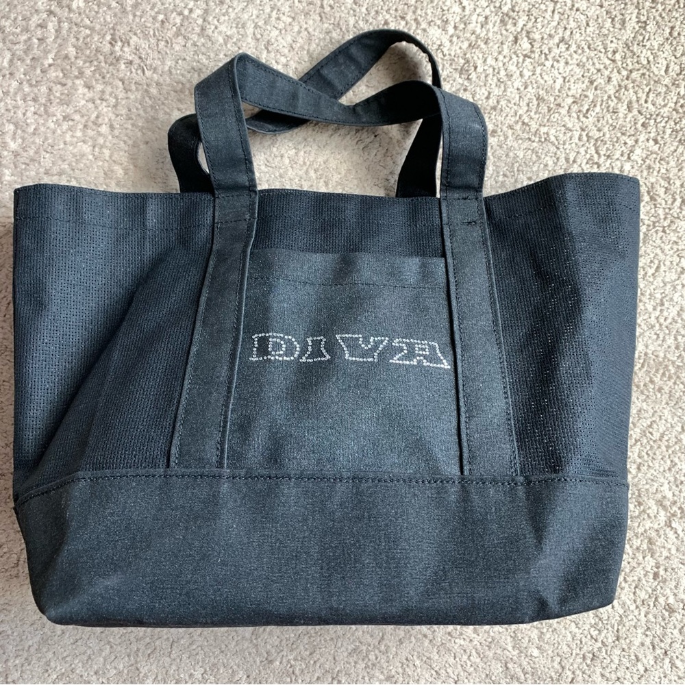 NWOT Black Boat Canvas Weatherproof Washable Tote Bag ‘Diva’